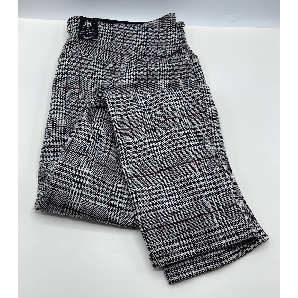 INC International Concepts Women's Glen Plaid Leggings w/ Control Waistband XXXL
